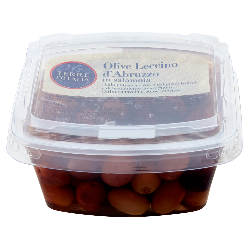 Terre d'Italia Olive Leccino d'Abruzzo in salamoia 300 g
