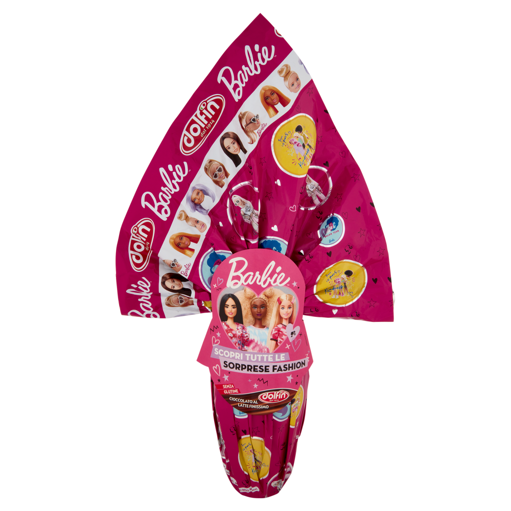 dolfin Uovo di Cioccolato al Latte Finissimo Barbie 220 g