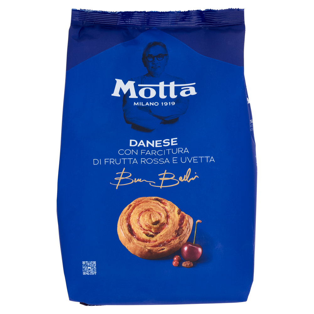 Motta Danese con Farcitura di Frutta Rossa e Uvetta 6 x 45 g