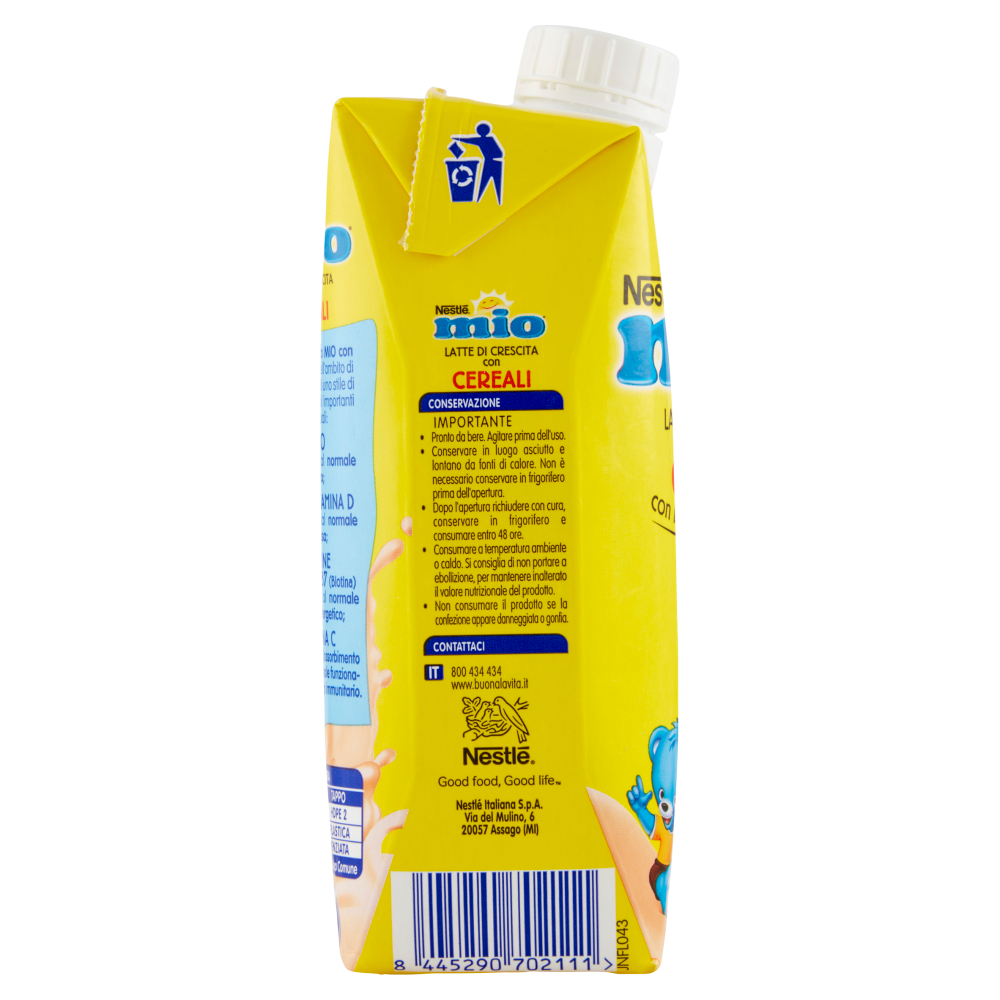 NESTL&Eacute; MIO Latte di Crescita con Cereali Liquido brick 500 ml