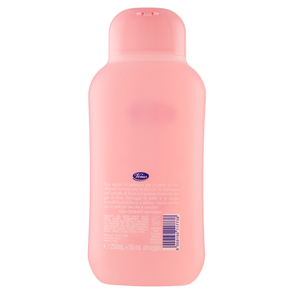 Venus Gel Doccia addolcente rosa & aloe 250 mL + 50 mL