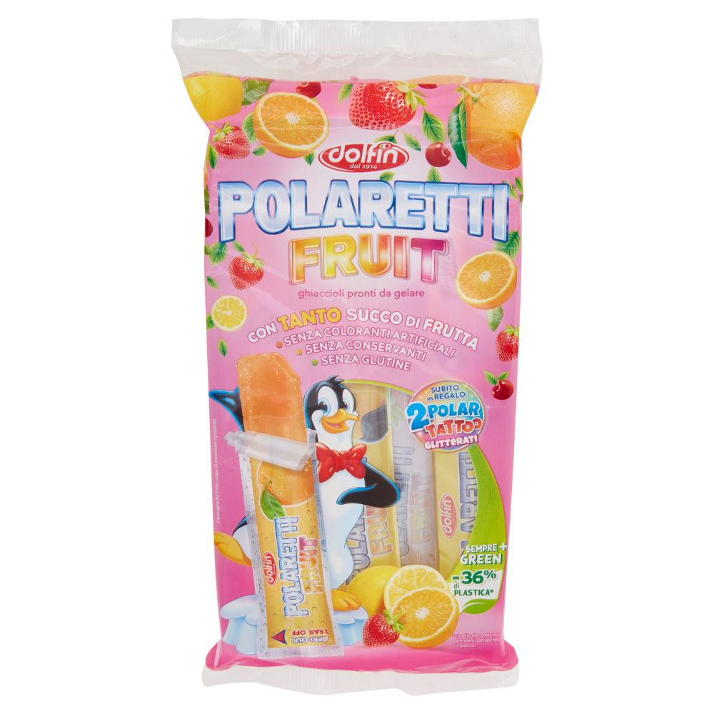 Polaretti Fruit Green ghiaccioli pronti da gelare 10 pezzi 420 ml
