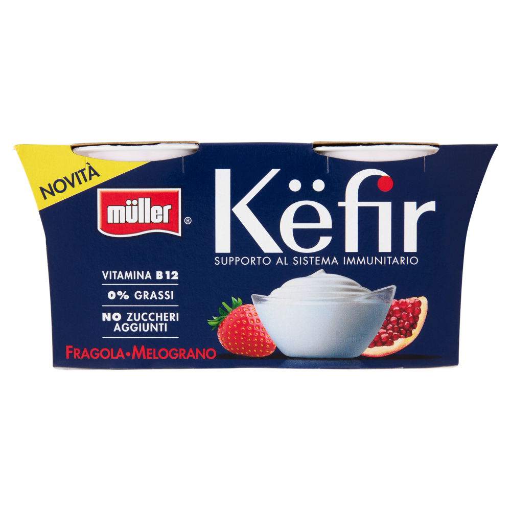 m&uuml;ller K&euml;fir Fragola - Melograno 2 x 125 g
