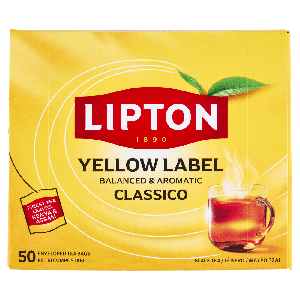 Lipton Yellow Label Classico 50 Filtri 75 g