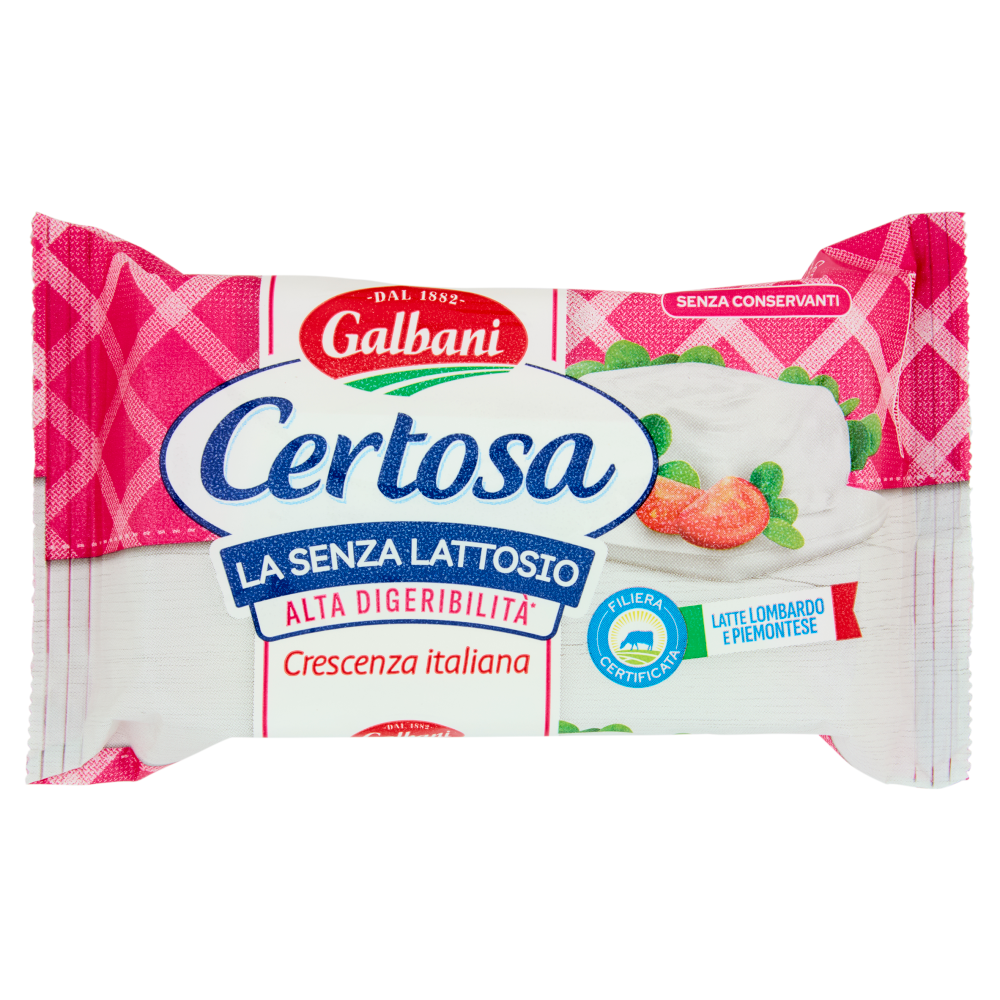 Galbani Certosa la Senza Lattosio Crescenza italiana 165 g