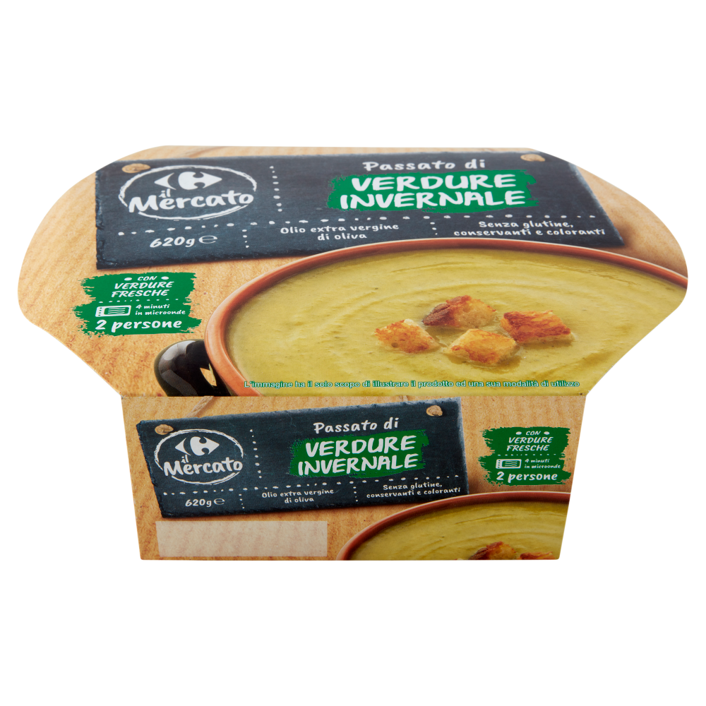 Carrefour il Mercato Passato di Verdure Invernale 620 g