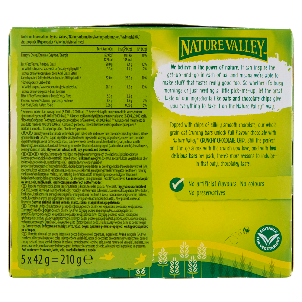 Nature Valley Crunchy Chocolate Chip 5 x 42 g