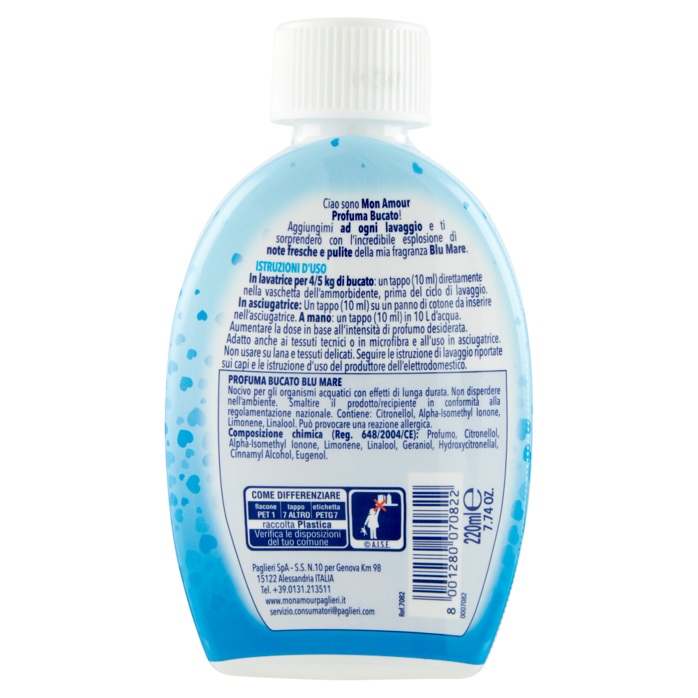 Mon Amour Blu Mare Profuma Bucato 220 ml