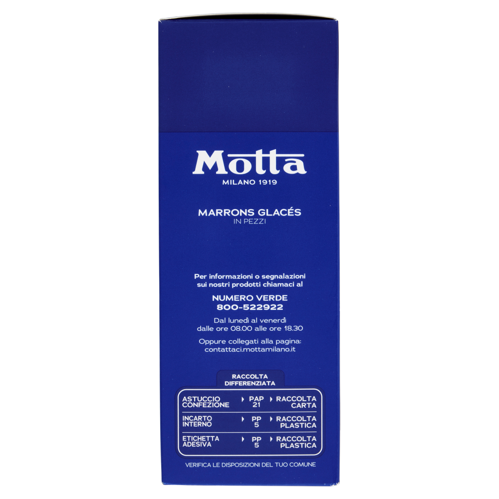 Motta Marrons Glacés in Pezzi 350 g