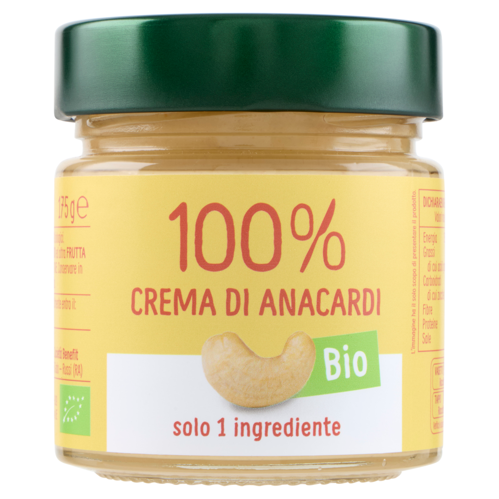 Euro Company 100% Crema di Anacardi Bio 175 g