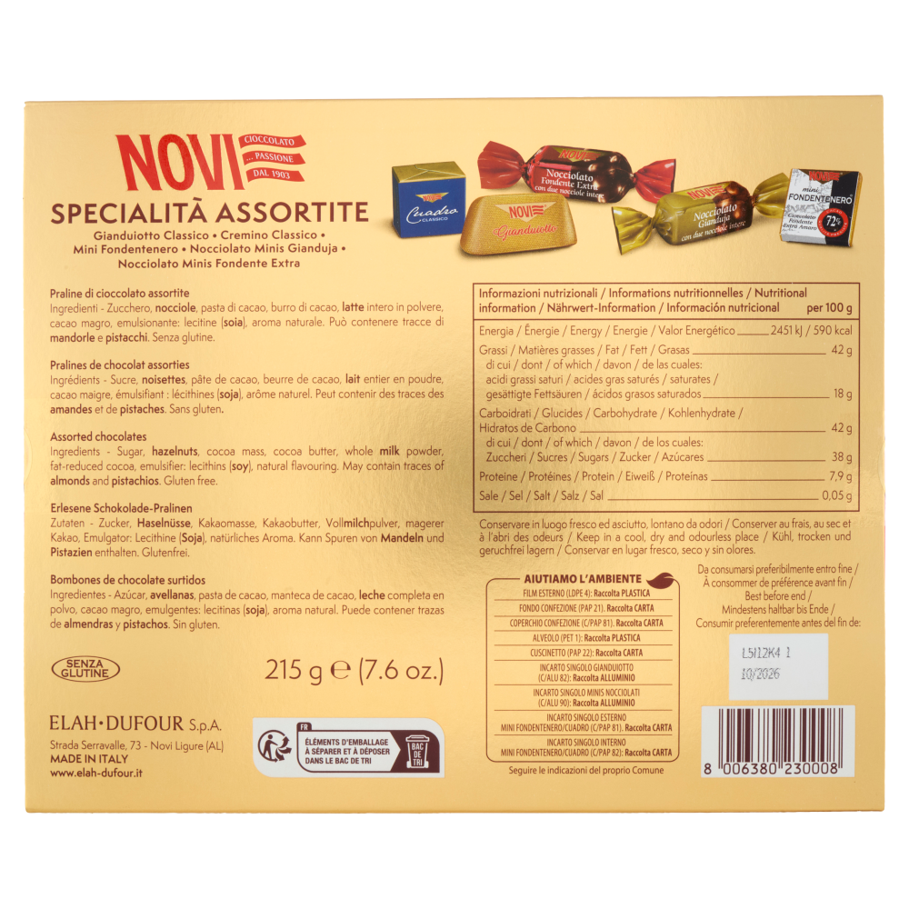 Novi Specialità Assortite 215 g