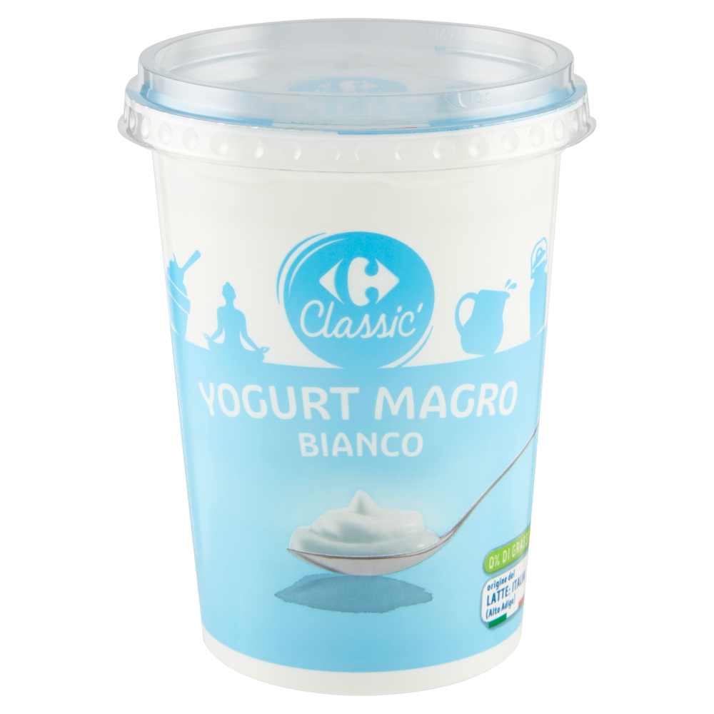 Carrefour Classic Yogurt Magro Bianco 500 g