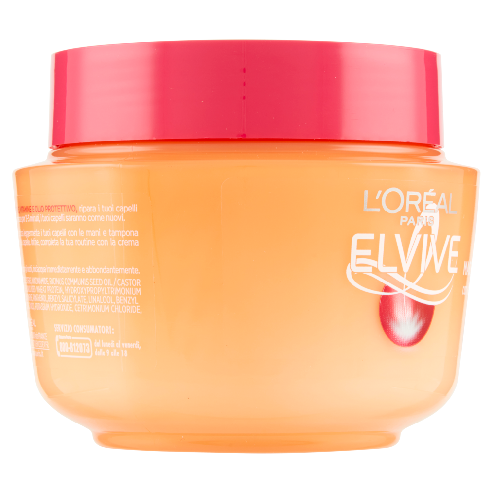 L'Oréal Paris Maschera Capelli Elvive Dream Long, per Capelli Lunghi e Danneggiati, 300 ml