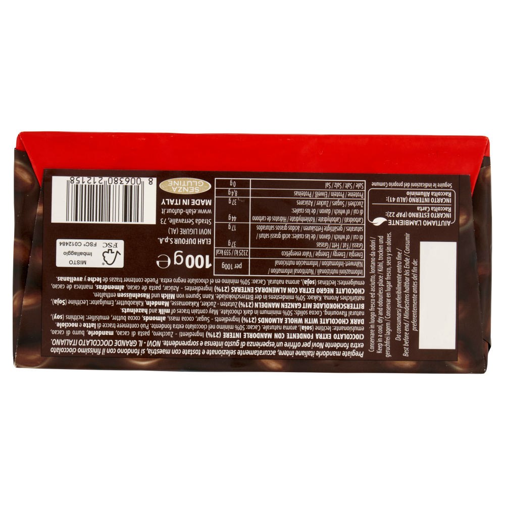 Novi Mandorlato Fondente 100 g