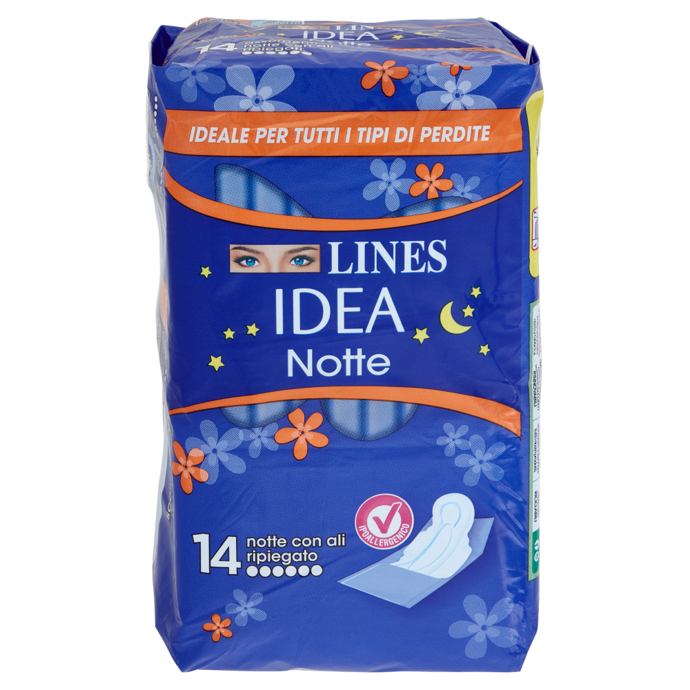 Lines Idea notte con ali ripiegato 14 pz