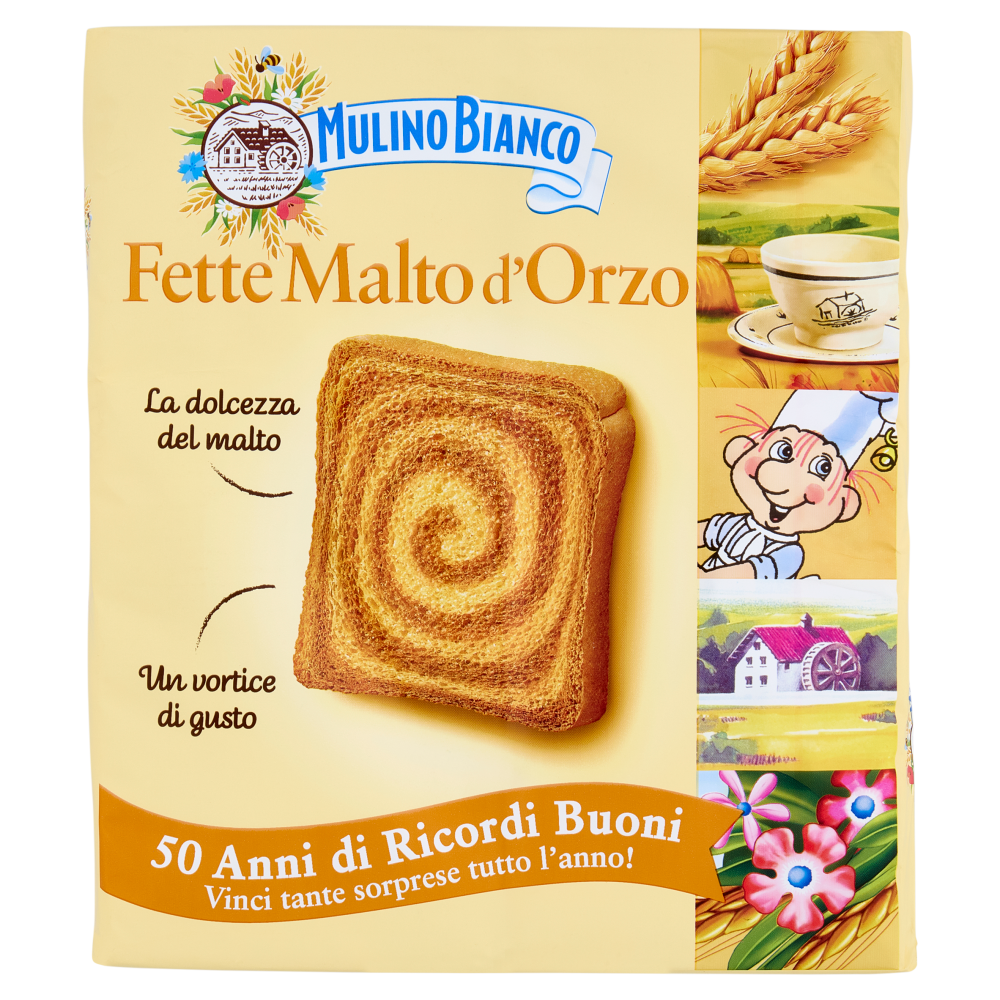 Mulino Bianco Fette Biscottate Malto d'Orzo 315g Carrefour