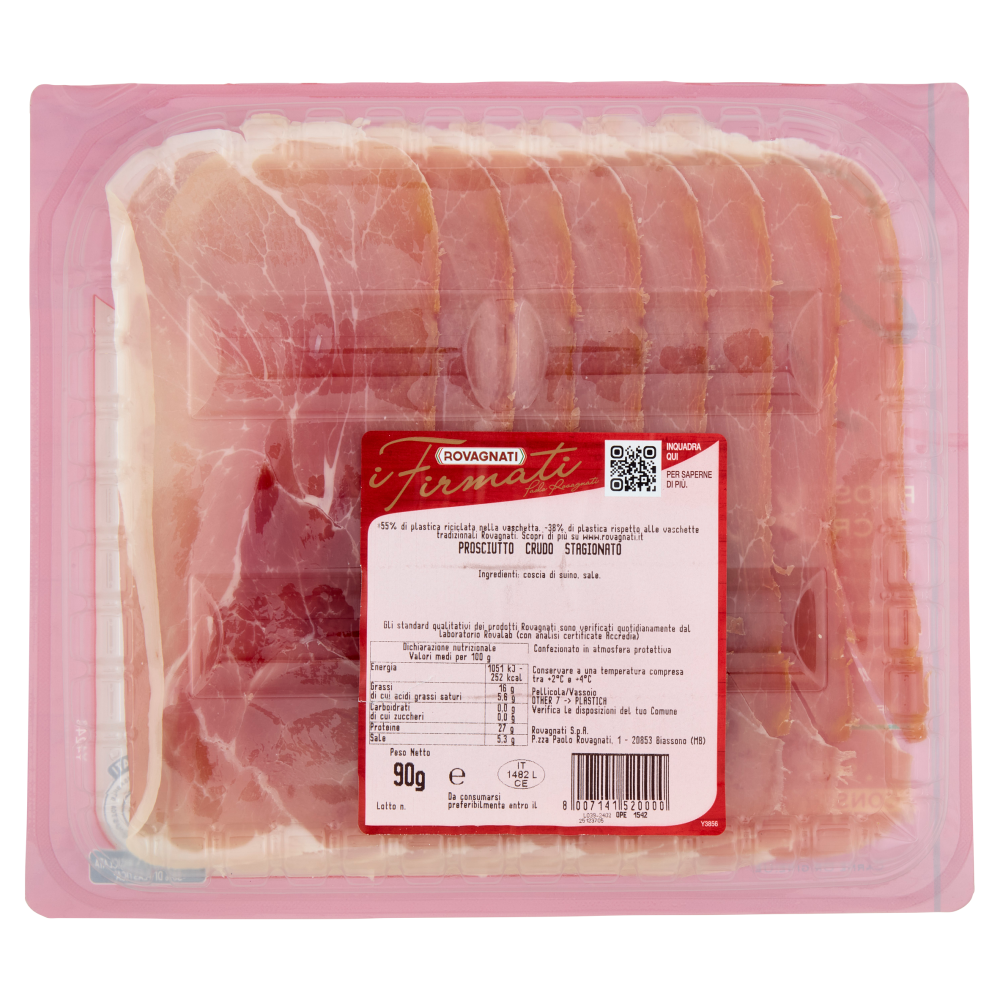 Rovagnati i Firmati Prosciutto Crudo Stagionato 90 g