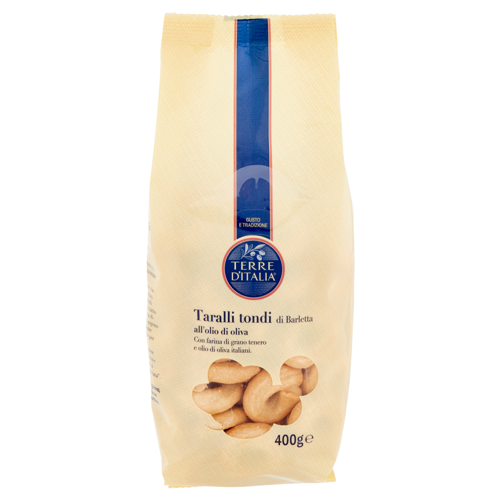 Terre d'Italia Taralli tondi di Barletta all'olio di oliva 400 g
