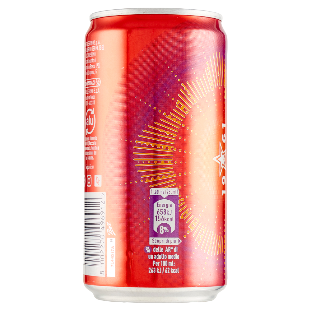 SANBITT&Egrave;R Rosso, Aperitivo Analcolico, 1 Lattina 250 ml