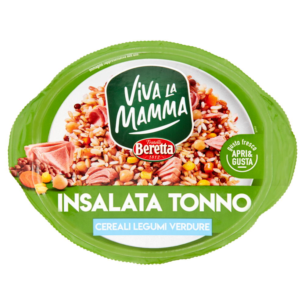 Viva la Mamma Insalata Tonno Cereali Legumi Verdure 220 g
