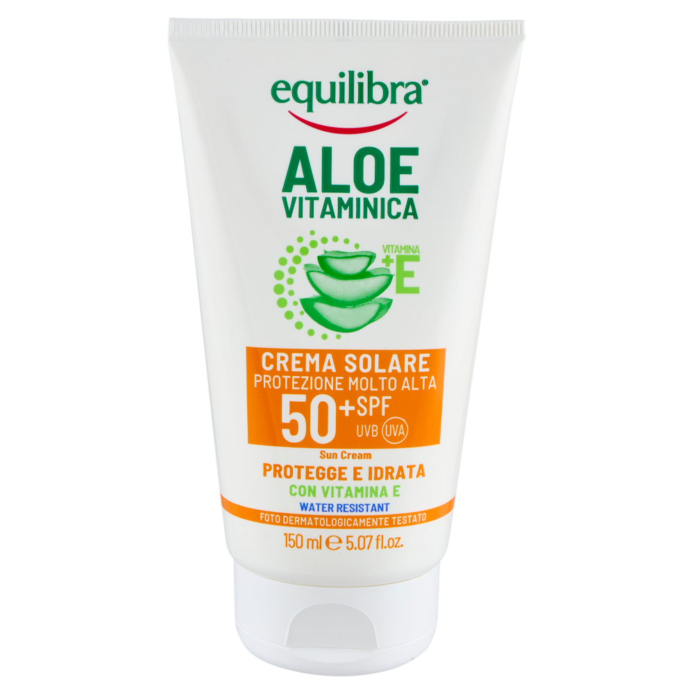 equilibra Aloe Vitaminica Crema Solare Protezione Molto Alta 50⁺ SPF 150 ml