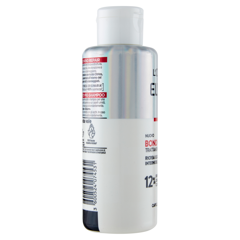 L'Oréal Paris Elvive Bond Repair Pre-Shampoo Con Acido Citrico Per Capelli Danneggiati, 200 ml
