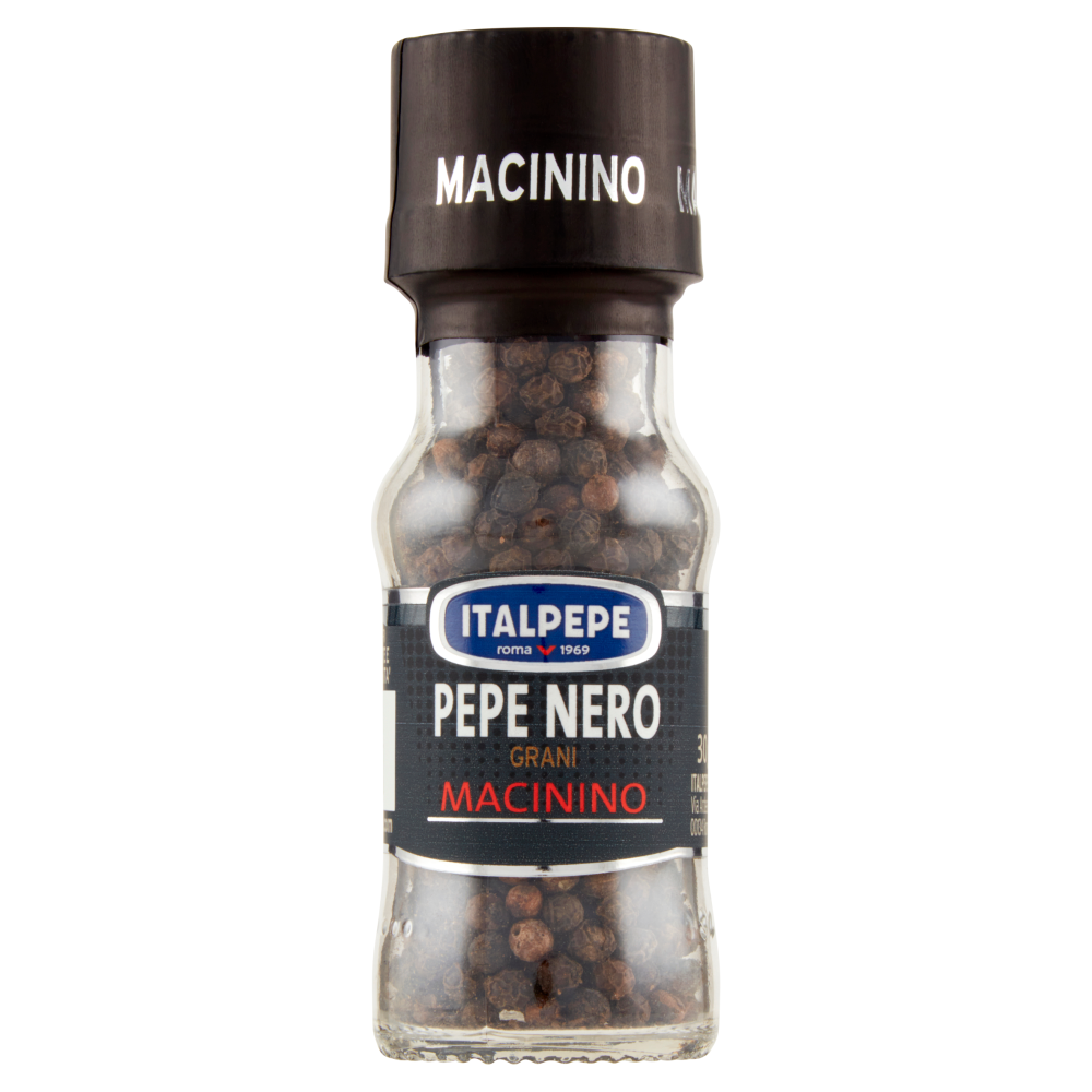 Italpepe Pepe Nero Grani Macinino 30 g