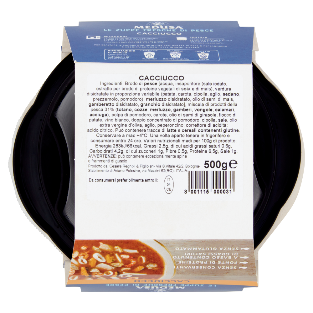 Medusa Le Zuppe Fresche Di Pesce Cacciucco 500 g