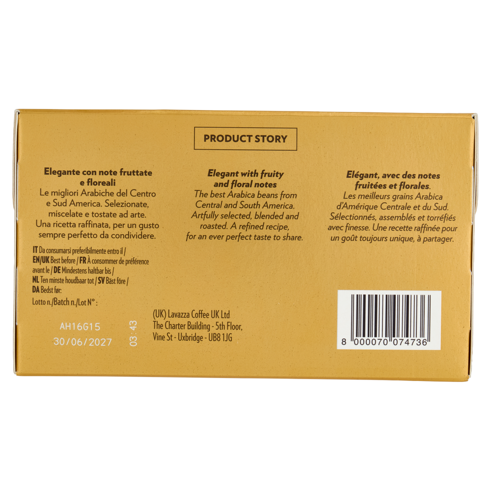 Lavazza Qualità Oro Compatibile con Nespresso Original 30 Capsule 165 g