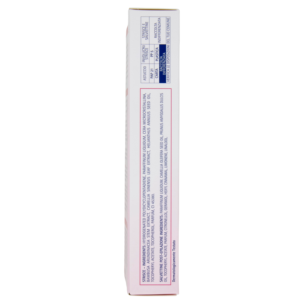 Strep Crystal Strisce Depilatorie Viso e Parti Delicate 20 Strisce + 4 Salviettine