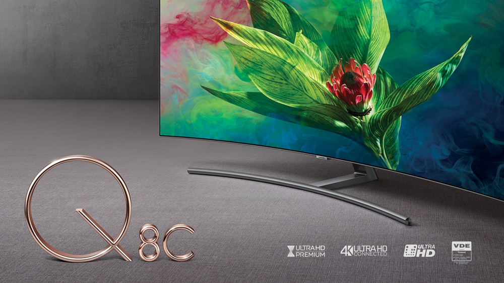 Samsung TV QLED 4K 55" Curved Q8CN 2018
