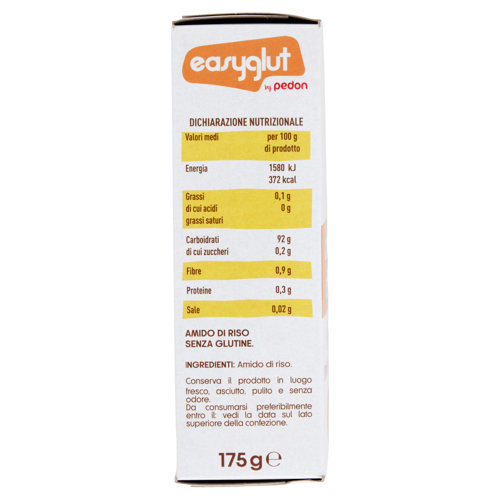 pedon easyglut amido di riso 175 g
