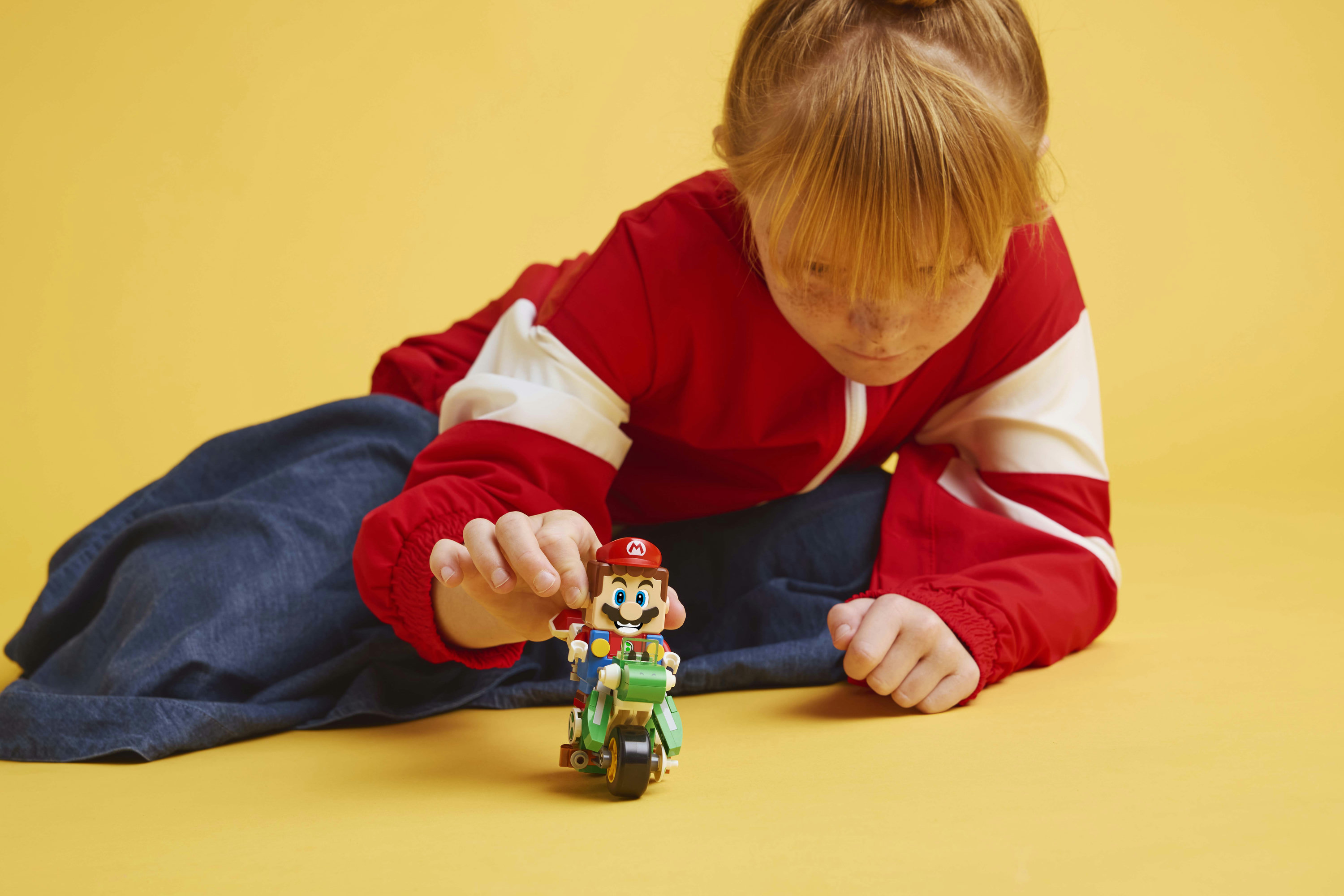 LEGO Super Mario 72031 Mario Kart : Moto Yoshi, Giocattolo Interattivo, Giochi per Bambini 7+, Regalo Nintendo da Collezione
