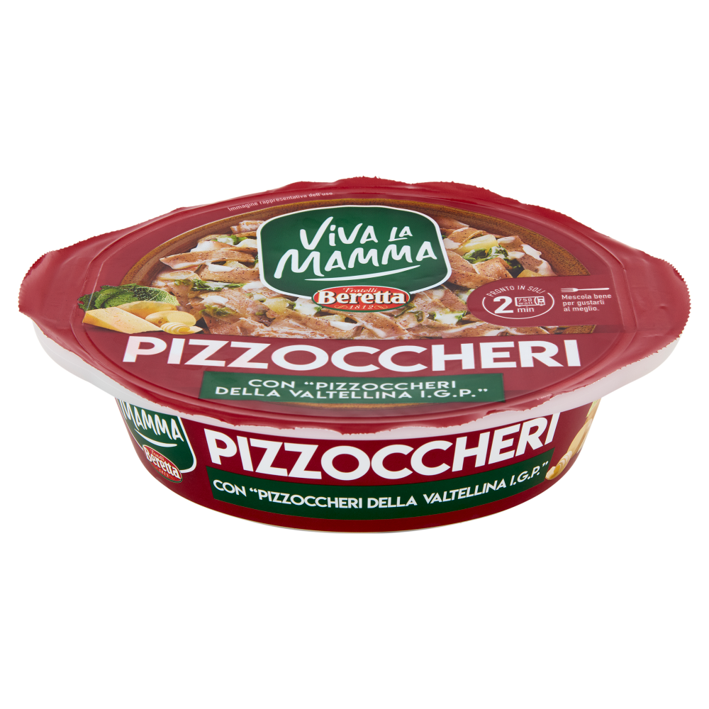 Viva la Mamma Pizzoccheri con "Pizzoccheri della Valtellina I.G.P." 250 g