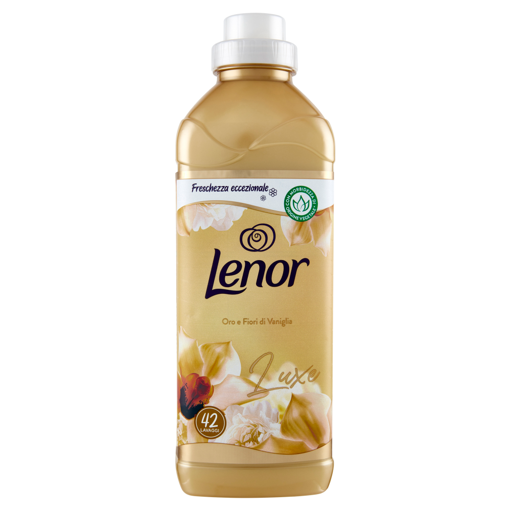 Lenor Ammorbidente Bucato Oro e Fiori di Vaniglia 42 Lavaggi 966 ml