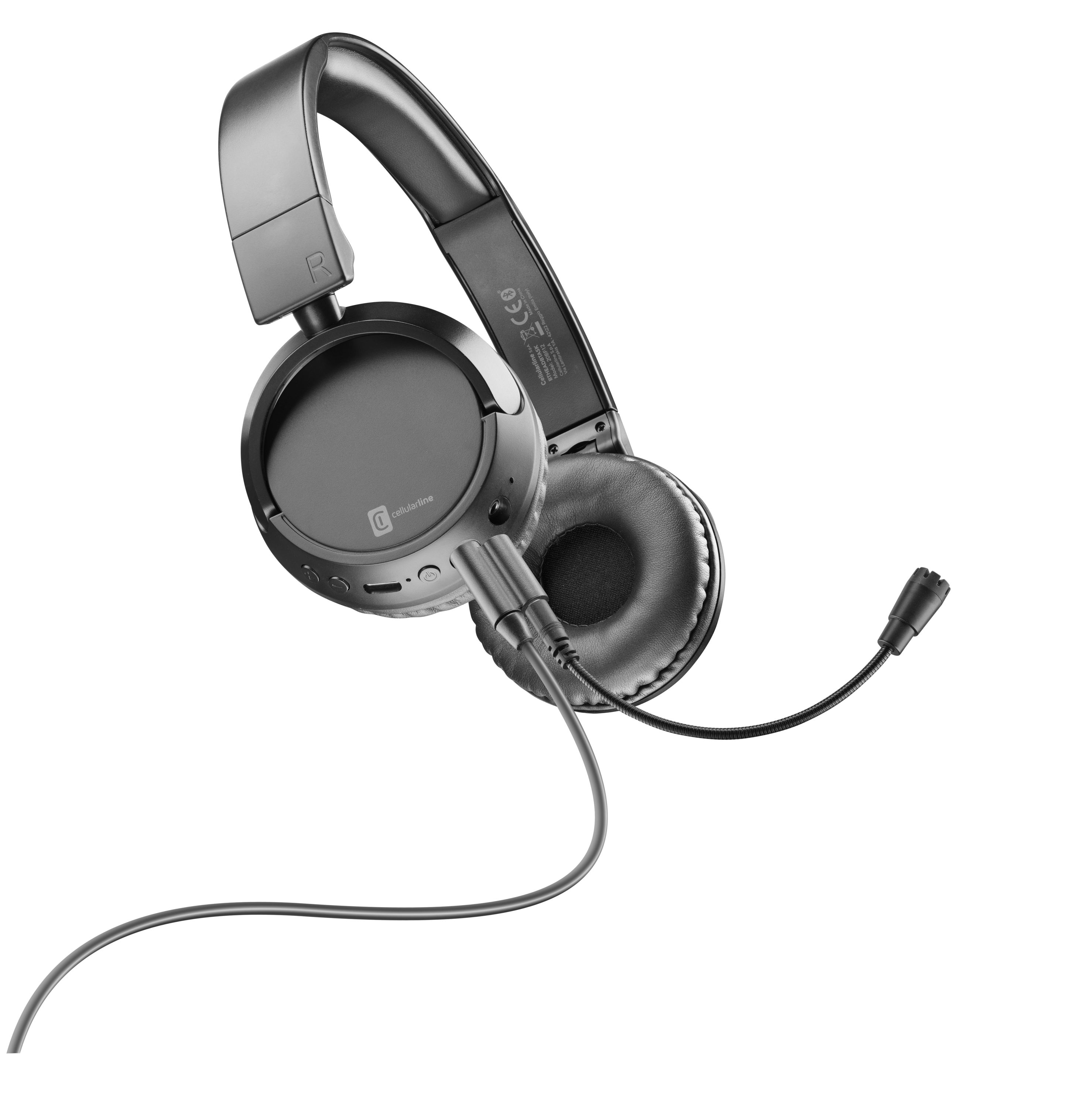 Cellularline HOME & OFFICE - TASK Cuffia con microfono rimovibile