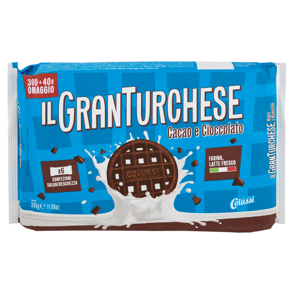 Colussi il GranTurchese Cacao e Cioccolato 340 g