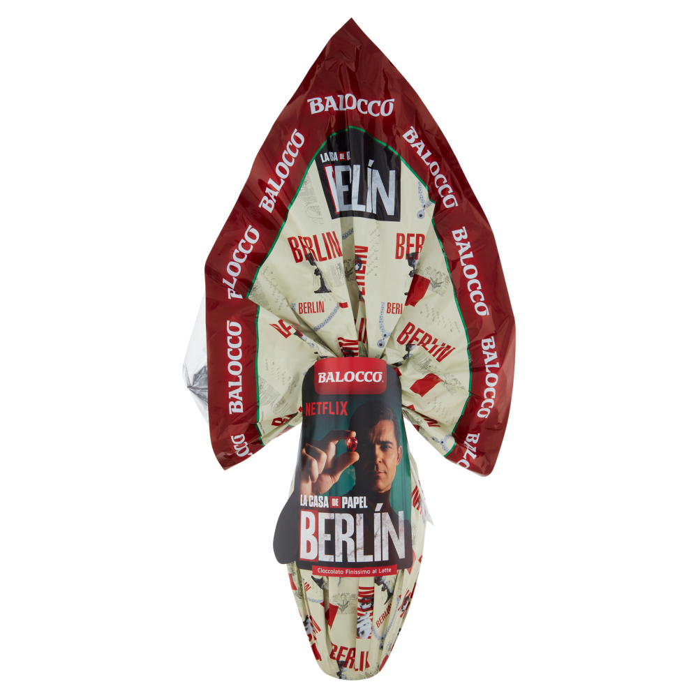 Balocco Uovo Cioccolato Finissimo al Latte la Casa de Papel Berl&iacute;n 320 g