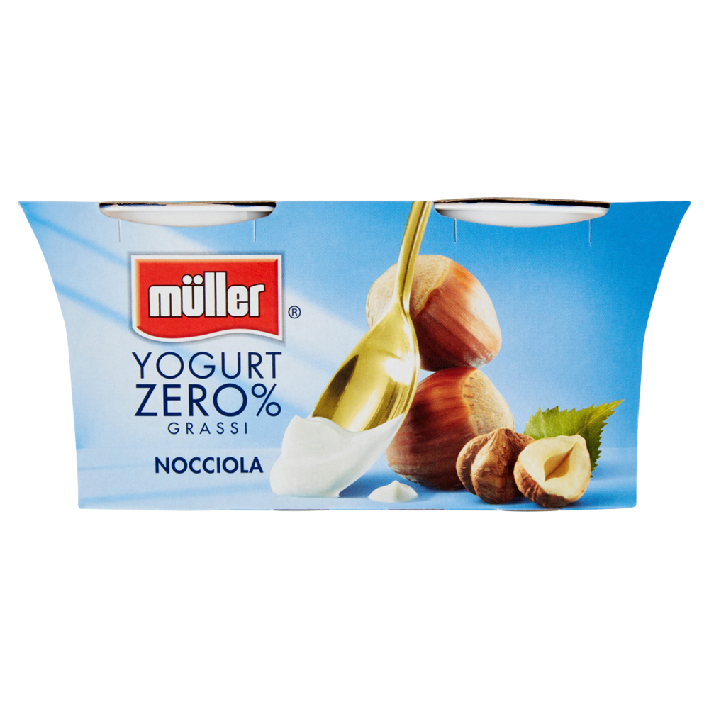 müller Yogurt Zero% Grassi Nocciola 2 x 125 g