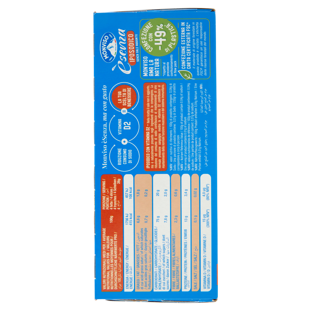 Monviso &egrave;senza Iposodico 230 g
