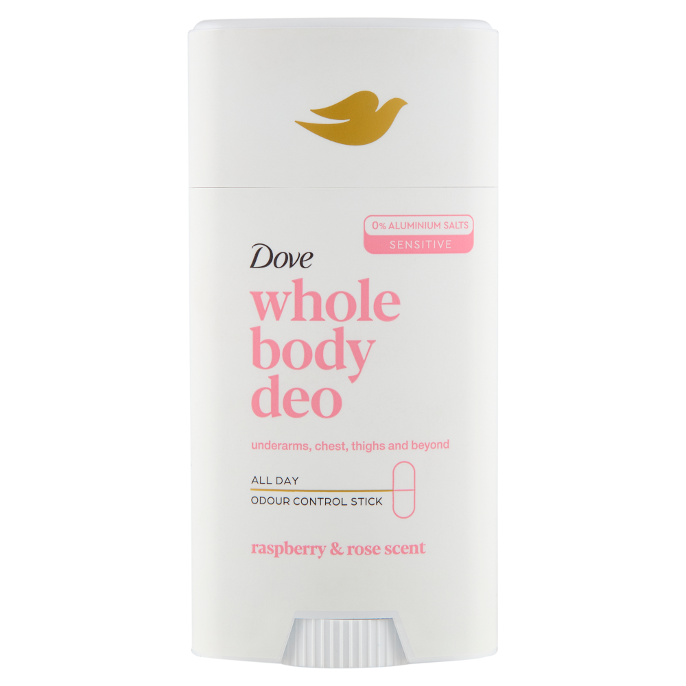 Dove whole body deo Sensitive raspberry & rose scent 75 ml