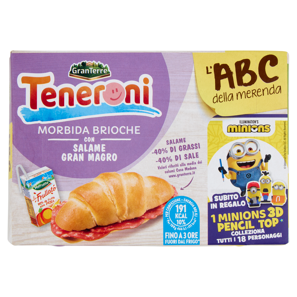 Teneroni Morbida Brioche con Salame Gran Magro 170 g