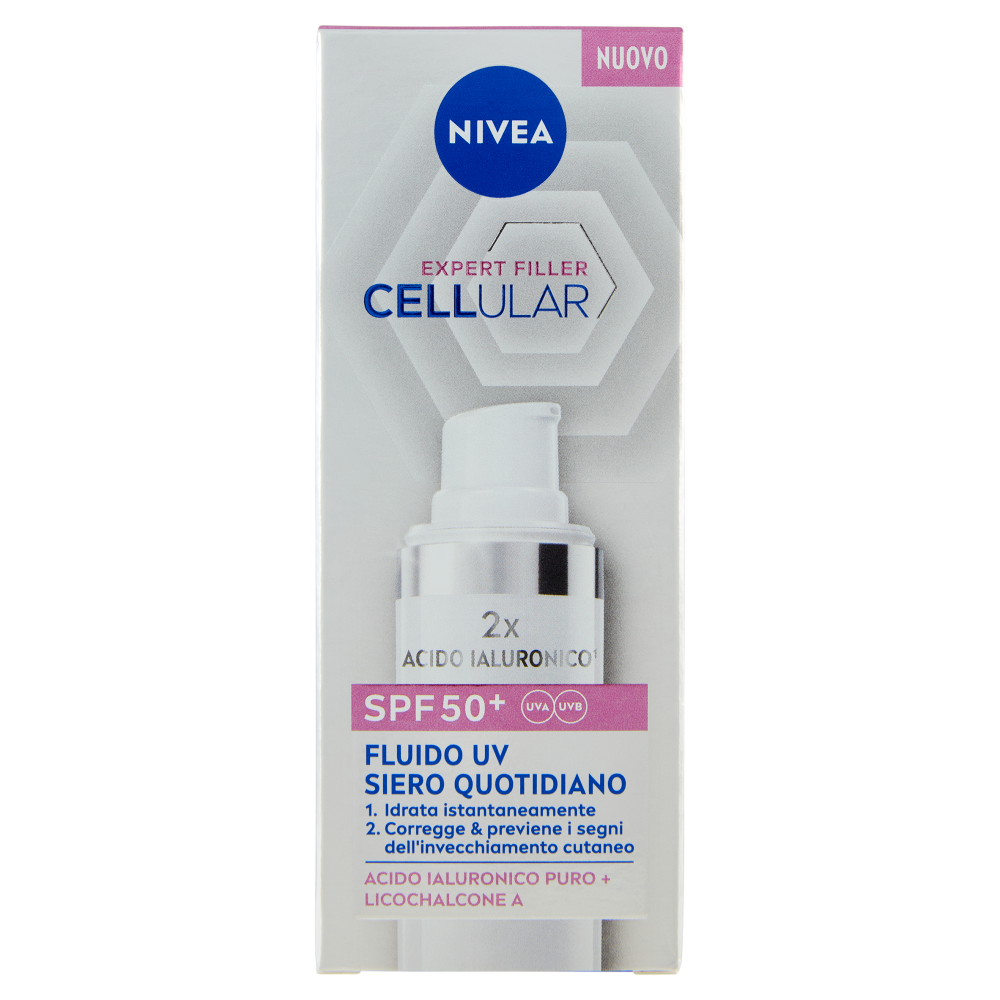 Nivea Cellular Expert Filler SPF 50+ Fluido UV Siero Quotidiano 30 ml