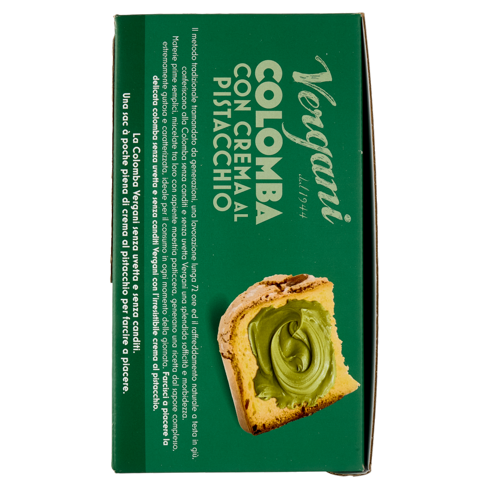 Vergani Colomba con Crema al Pistacchio 850 g