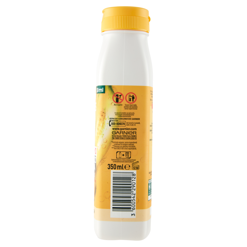 Garnier Balsamo Nutriente Fructis Hair Food, Balsamo alla banana per capelli secchi, 350 ml