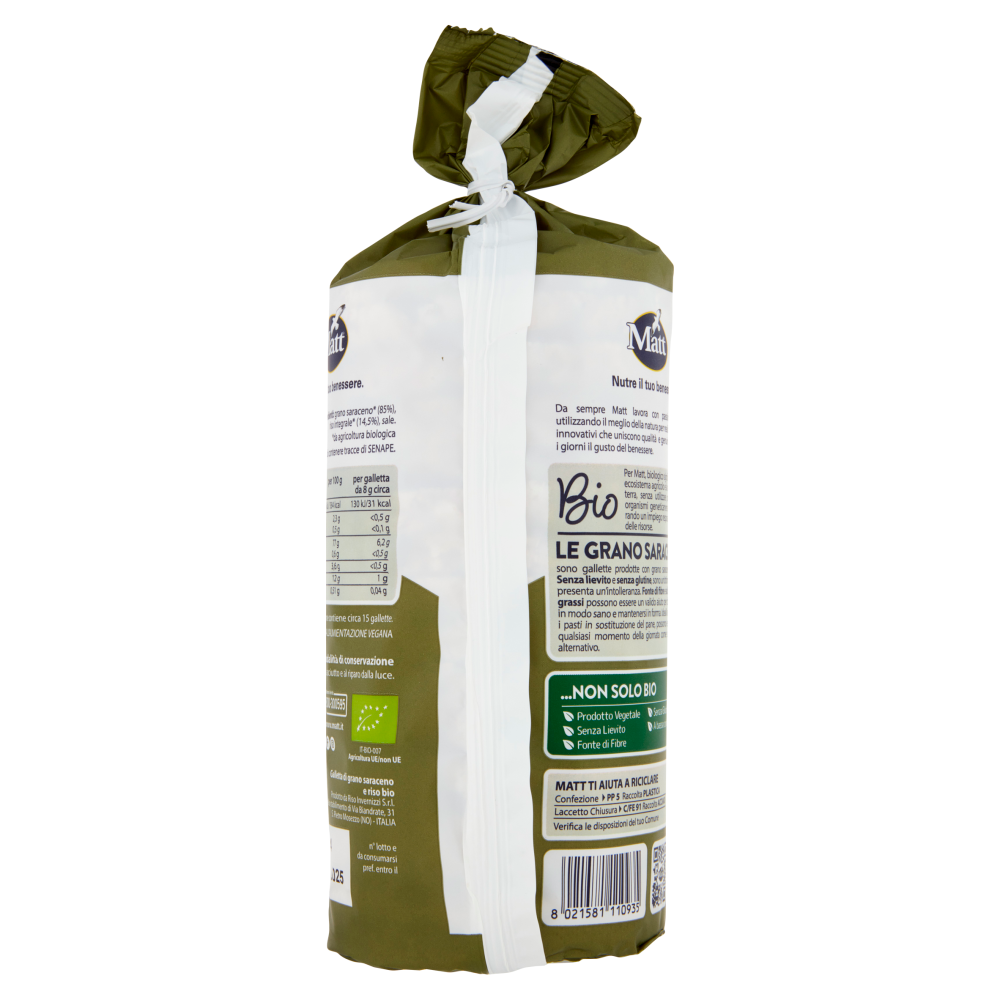 Matt le Grano Saraceno Bio 120 g