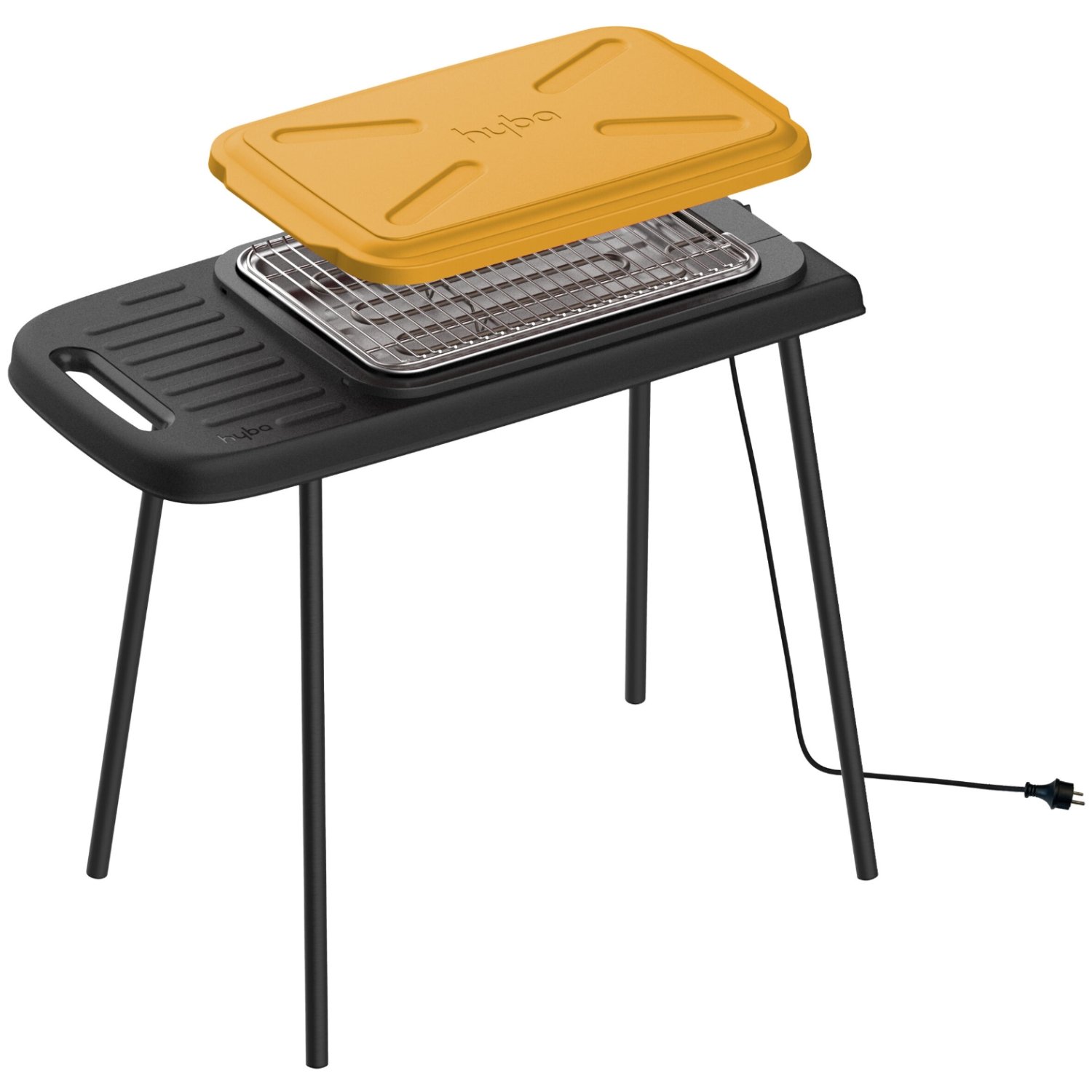 Carrefour 3616957605839 barbecue per l'aperto e bistecchiera Elettrico Nero 2200 W