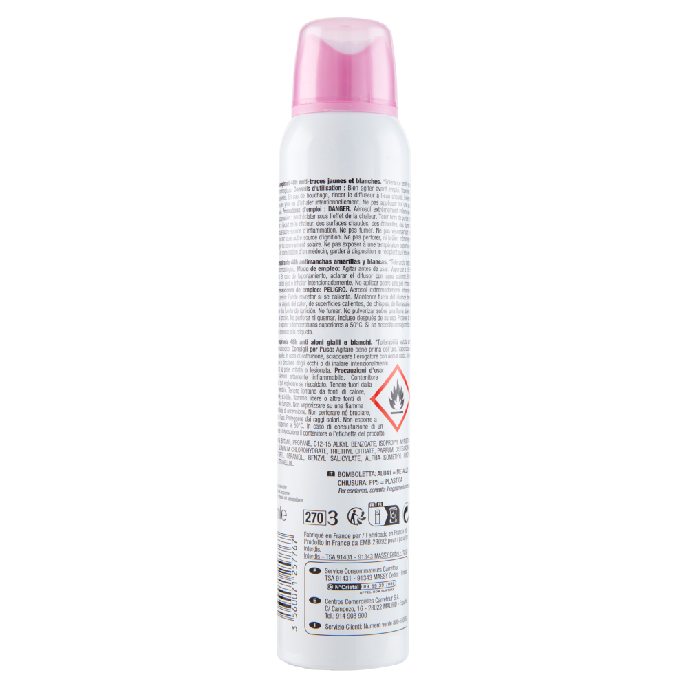 Carrefour Soft Invisible 48H Antitraspirante 200 ml