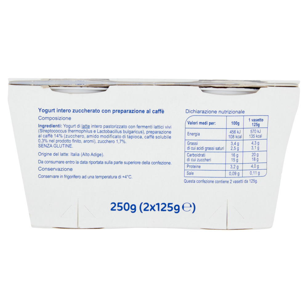 Carrefour Classic Yogurt Cremoso Caffè 2 x 125 g