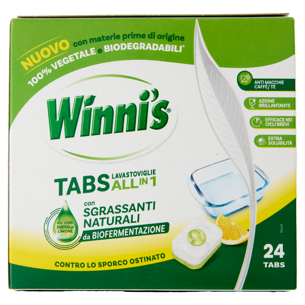 Winni's Tabs Lavastoviglie All in 1 24 x 18 g